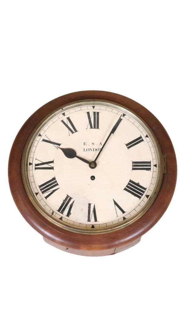 19th Century English Wall Clock -  POSH 