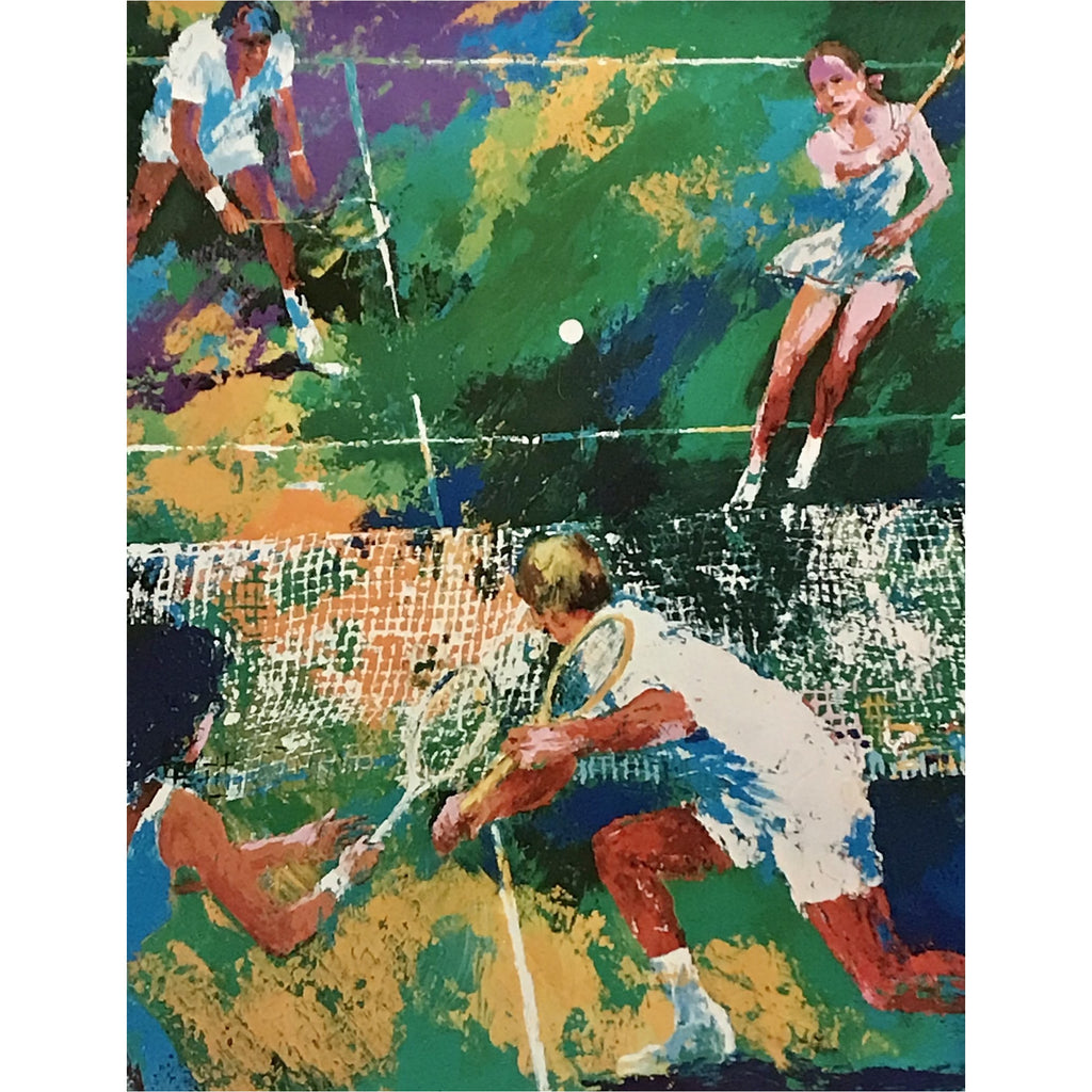 1977 Original “Mixed Doubles” Poster by Leroy Neimam - POSH