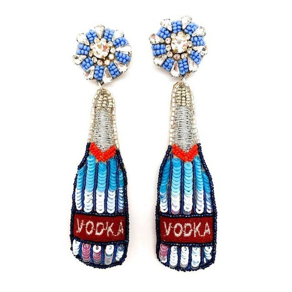 Vodka Bottle Earrings -  POSH 