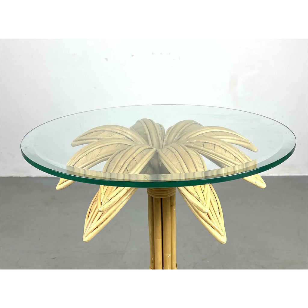 Bamboo Rattan Palm Table - POSH