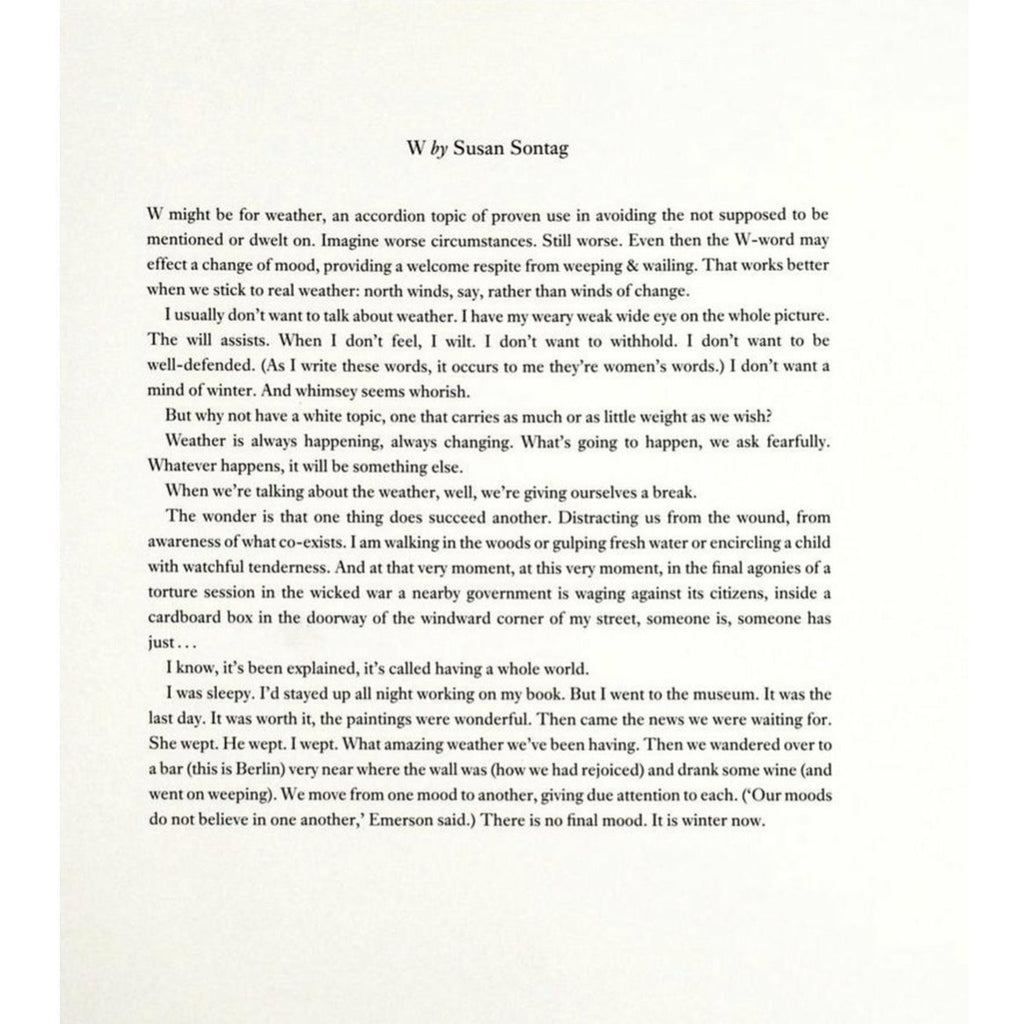 Hockney's Letter W, 1991 - POSH