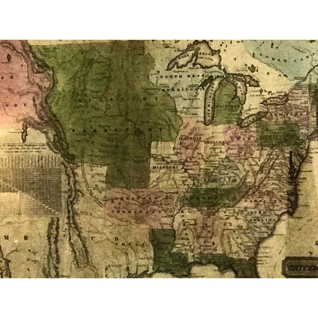 Map of the United States, 1830 - POSH