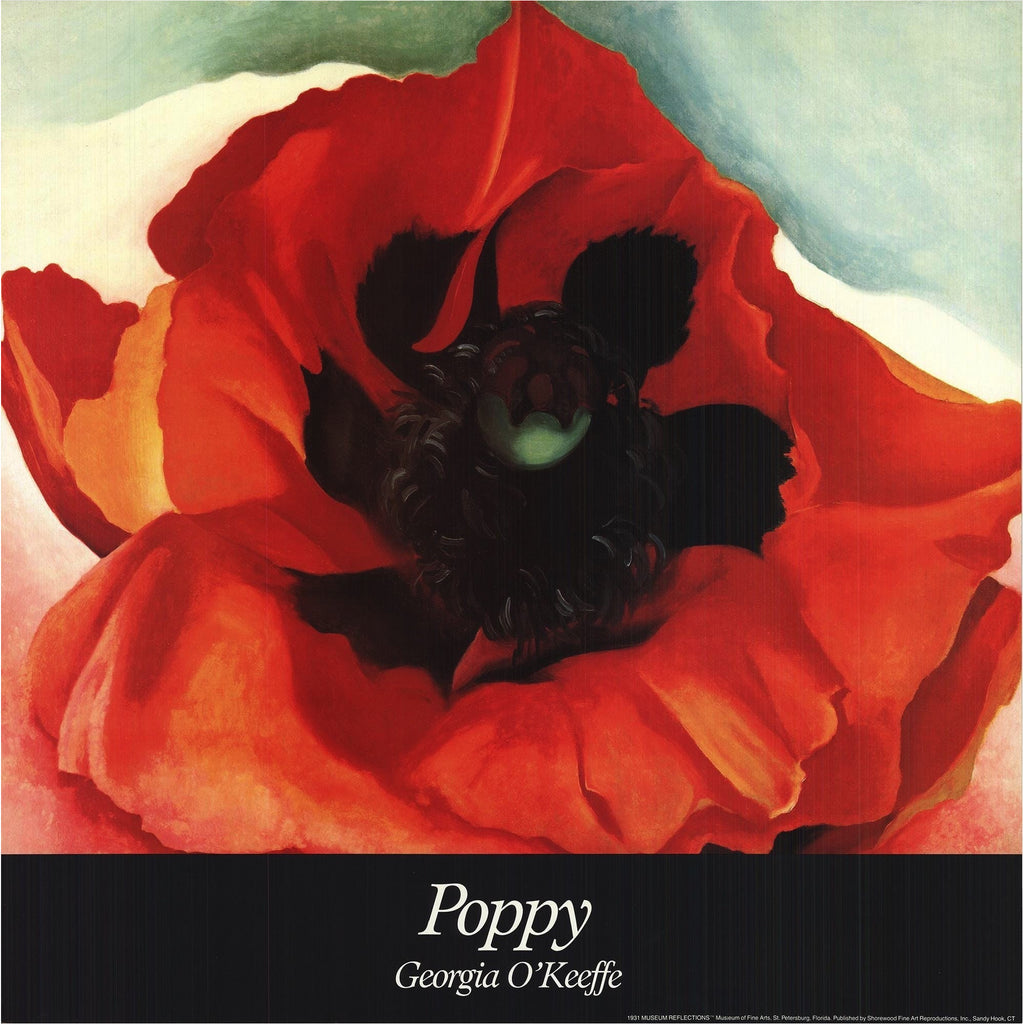 POPPY, Poster by Georgia O’Keeffee - POSH