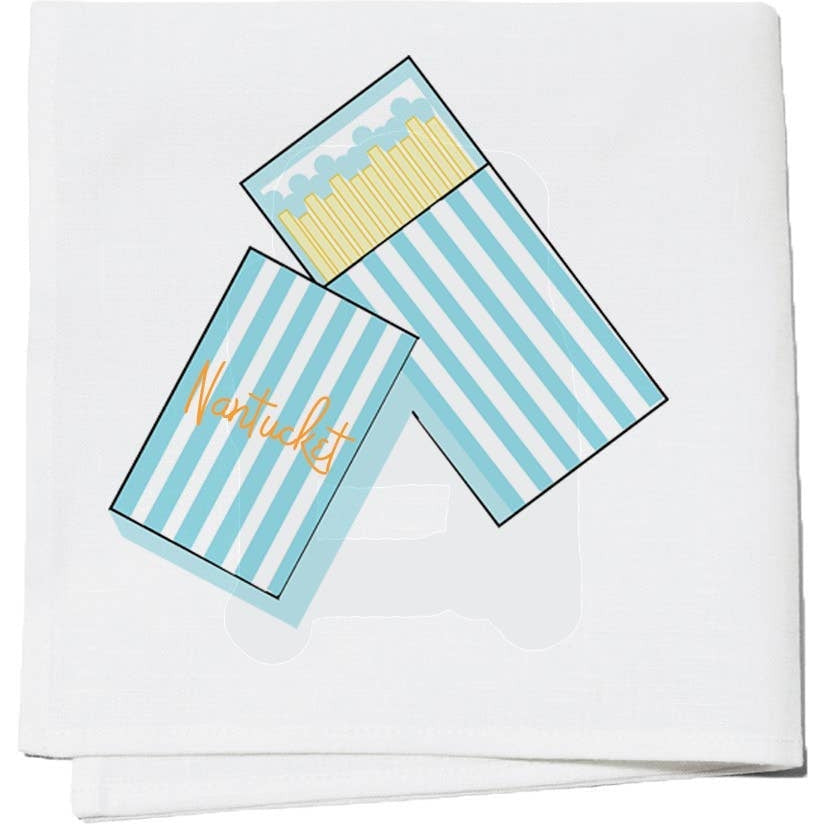 Toss Designs - Cocktail Napkin - Blue Matches Custom Available - POSH