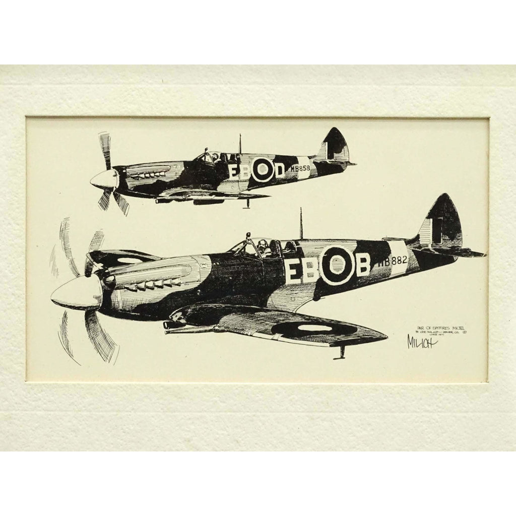 Vintage WWII Fighter Plane Prints, Set of 8 ARRIVING SOON - POSH